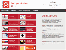 Tablet Screenshot of peritajesyavaluos.com.mx